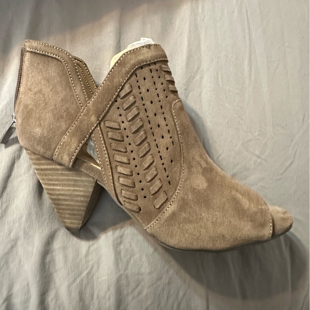 Vince Camuto Open-Toed Wedge Shooties